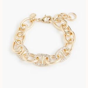 J. Crew Elegant Gold Chain Bracelet. Length: 6 3/4" with a 1" extender. 🎁